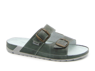 MEDISTYLE Zdravotní pánský pantofel šedý Erik 5E-J16/1